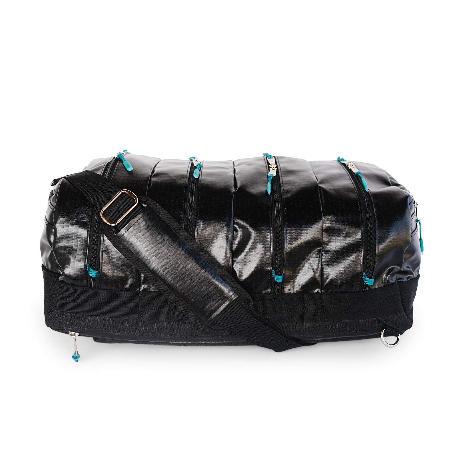 30 liter travel bag duffel rectangular narrow Sahara 30L- Hybrid Duffel Backpack - Eco-friendly Cordura Bag - Carry-On Bag