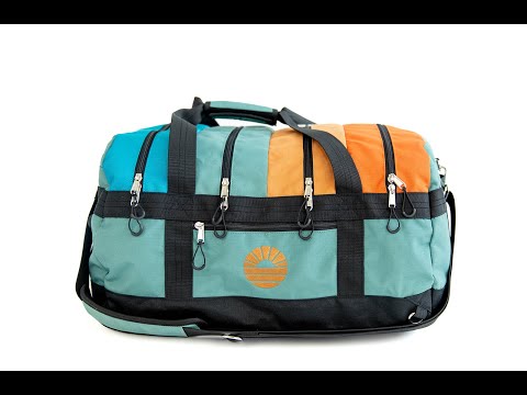 Large Travel Duffel Bag in Tranquil Medallion