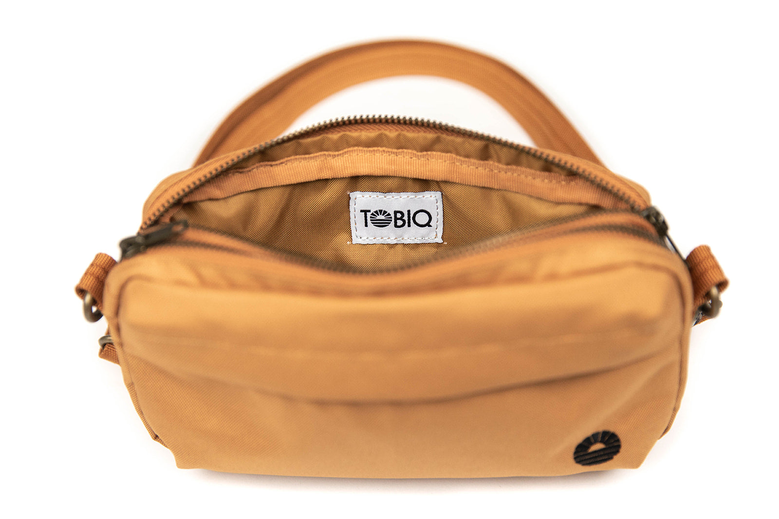 Tobiq dual pocket black Fanny pack and cross good body